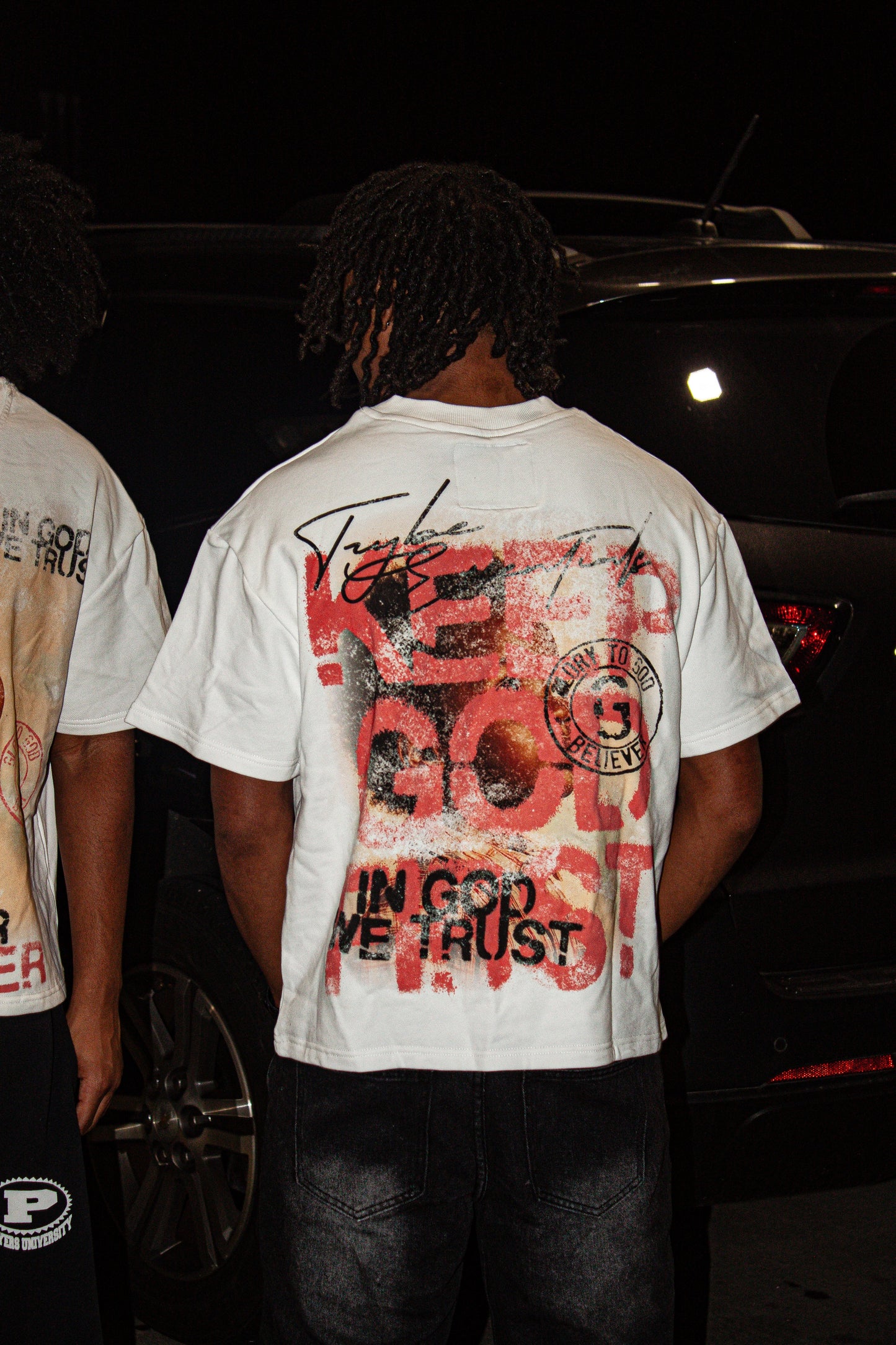 White “Keep God First” Tee Shirts Trybe Essentials