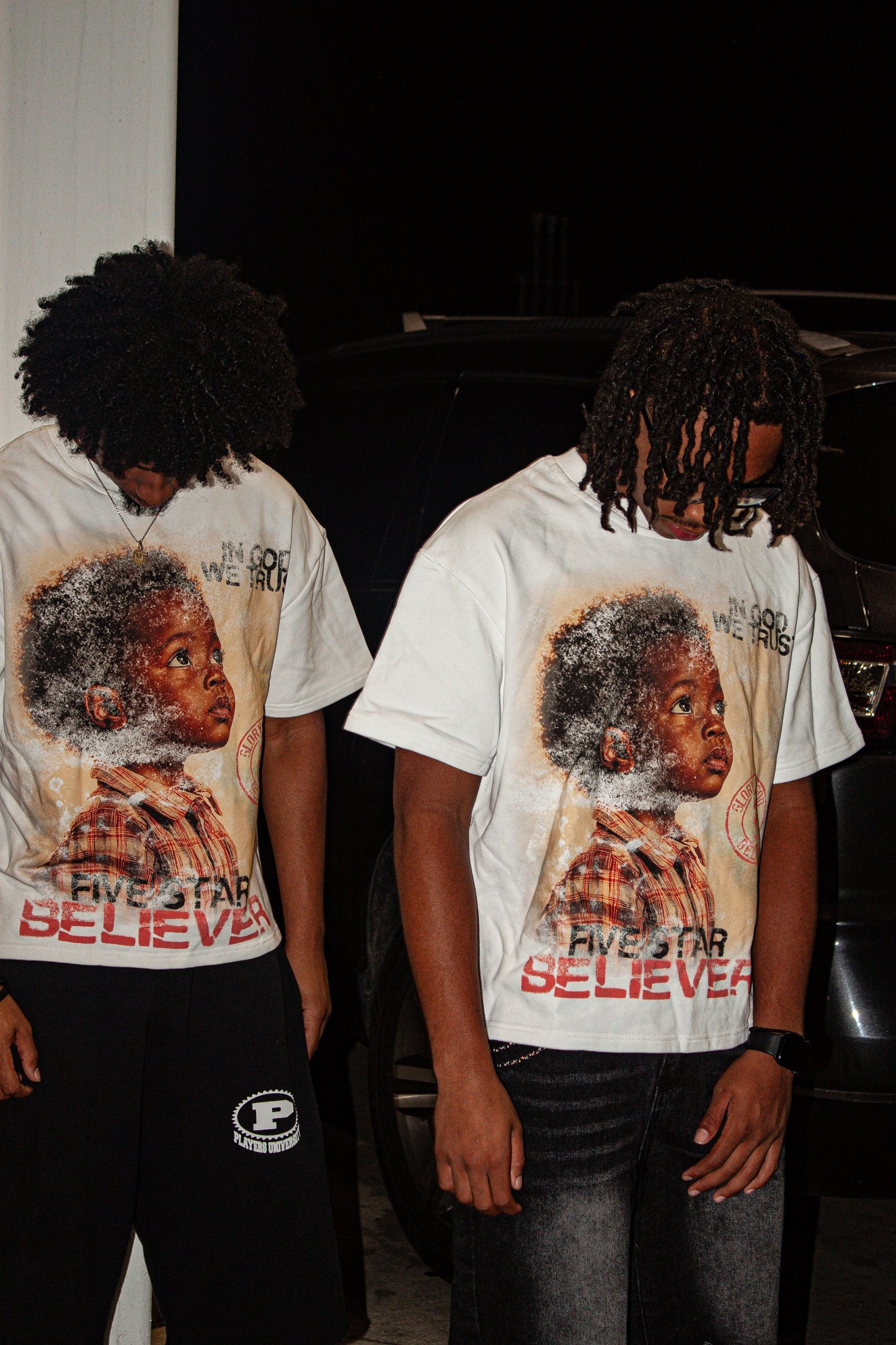 White “Keep God First” Tee Shirts Trybe Essentials