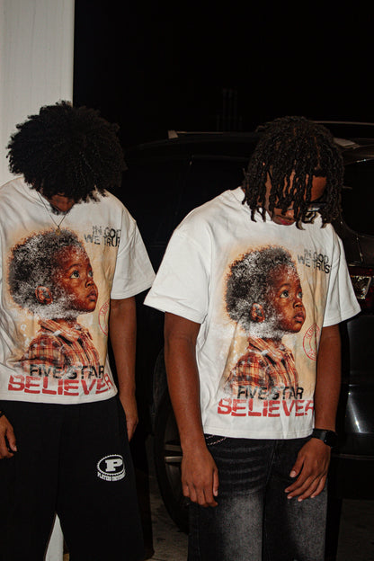 White “Keep God First” Tee Shirts Trybe Essentials