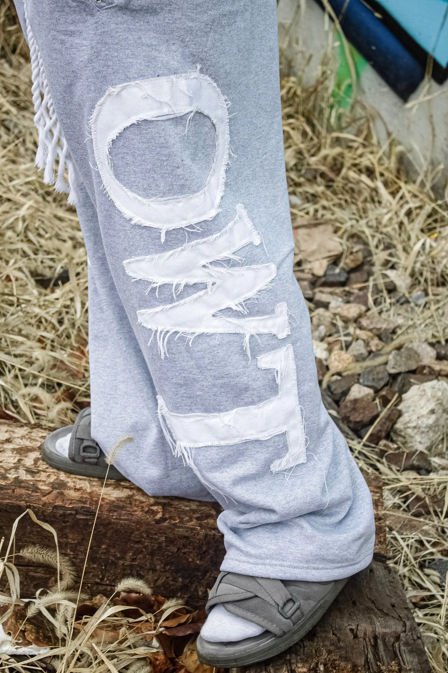 *One Way Ticket* Sweats (Oatmeal Grey) Trybe Essentials