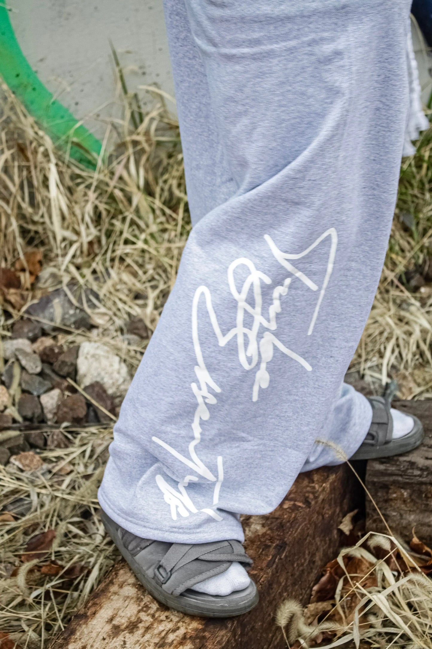 *One Way Ticket* Sweats (Oatmeal Grey) Trybe Essentials